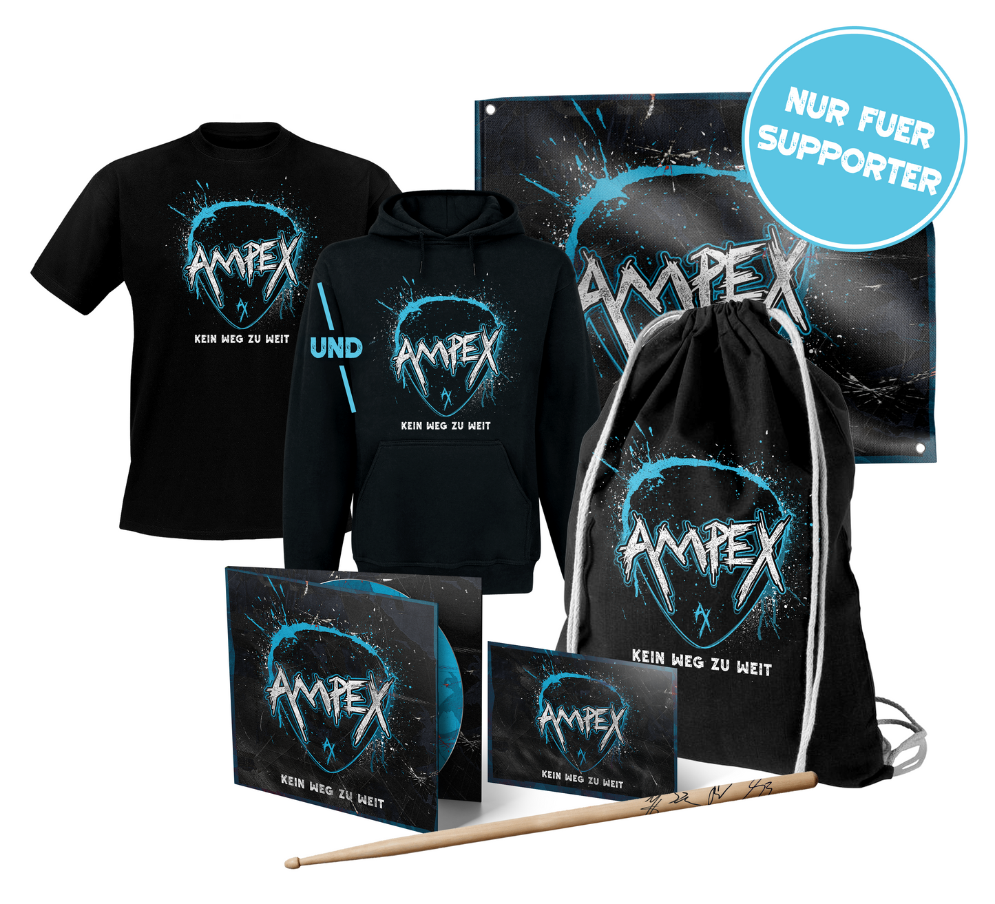 AMPEX - KEIN WEG ZU WEIT, LTD. BOXSET (SUPPORTERS EDITION)