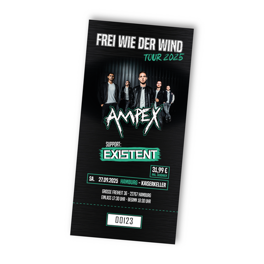 27.09.25 - HAMBURG - FREI WIE DER WIND TOUR 2025, TICKET