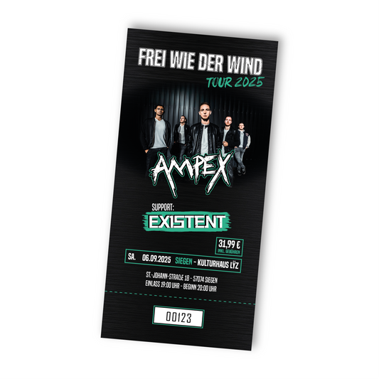 06.09.25 - SIEGEN - FREI WIE DER WIND TOUR 2025, TICKET