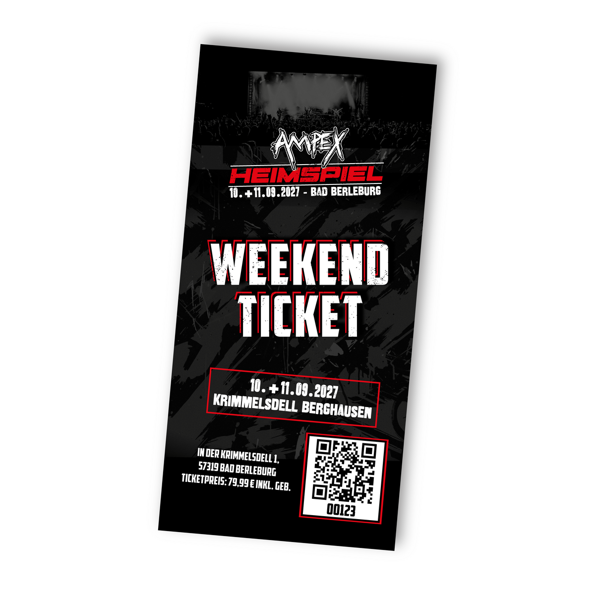 AMPEX HEIMSPIEL 2027, WEEKEND TICKET