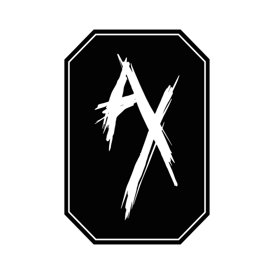 AMPEX - KURZLOGO, PATCH GESTICKT (Kopie)