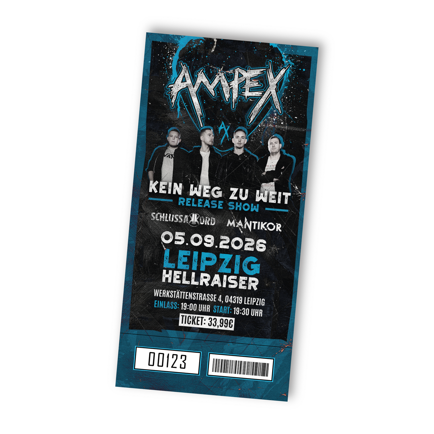 05.09.26 - LEIPZIG - KEIN WEG ZU WEIT RELEASESHOW, TICKET