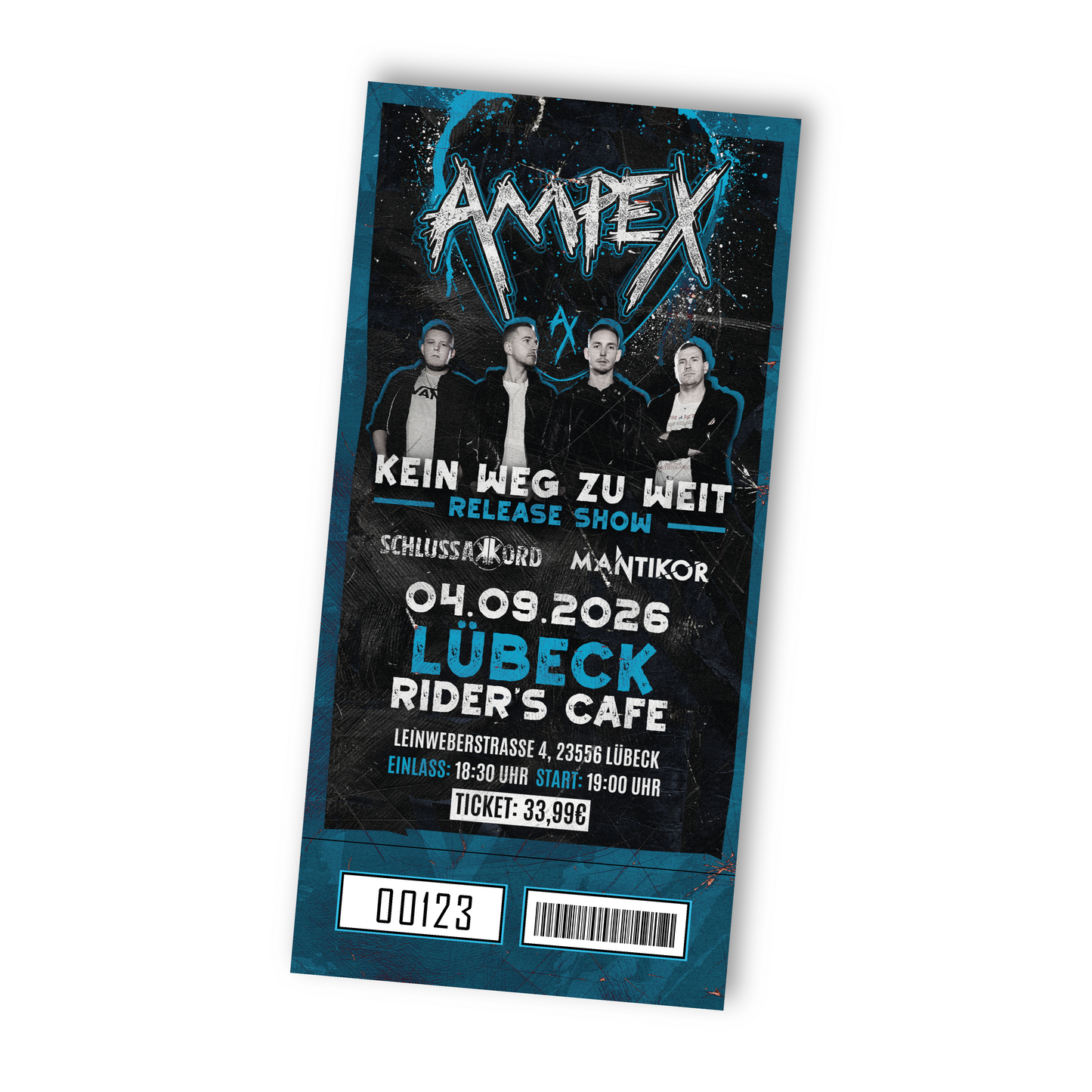 04.09.26 - LÜBECK - KEIN WEG ZU WEIT RELEASESHOW, TICKET